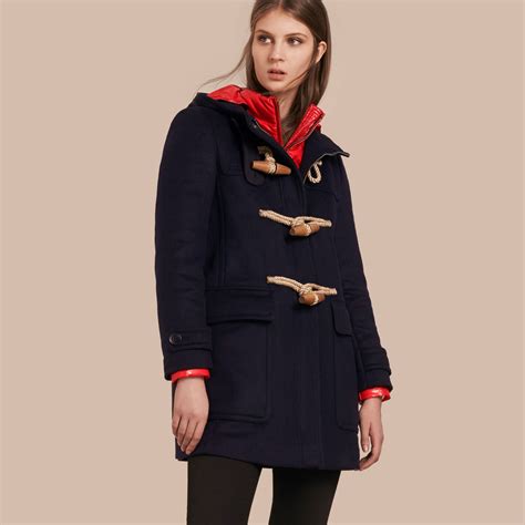 burberry brit hooded topper|Burberry check wool coats.